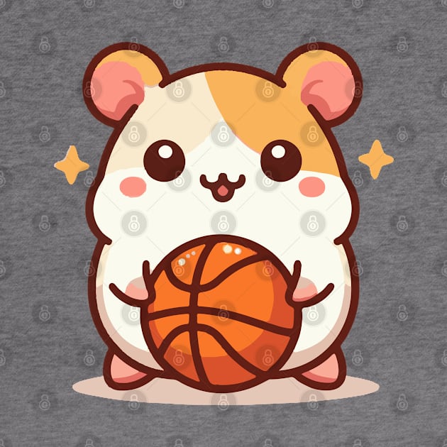 Cute hamster Play Basketball by fikriamrullah